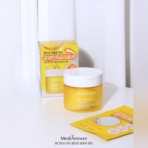 Medianswer Vita Collagen Glow Toner Pad 80 Pcs/ 140ml K-Beauty